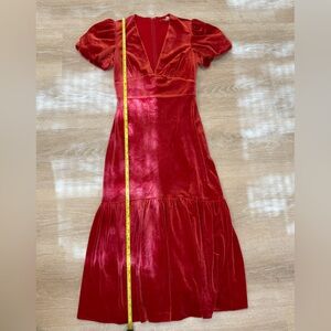 Velvet Gianni Bini Vibrant Red Dress
